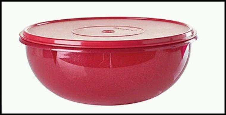 VINTAGE LARGE FIX-N-MIX TUPPERWARE BOWL WITH LID - household items