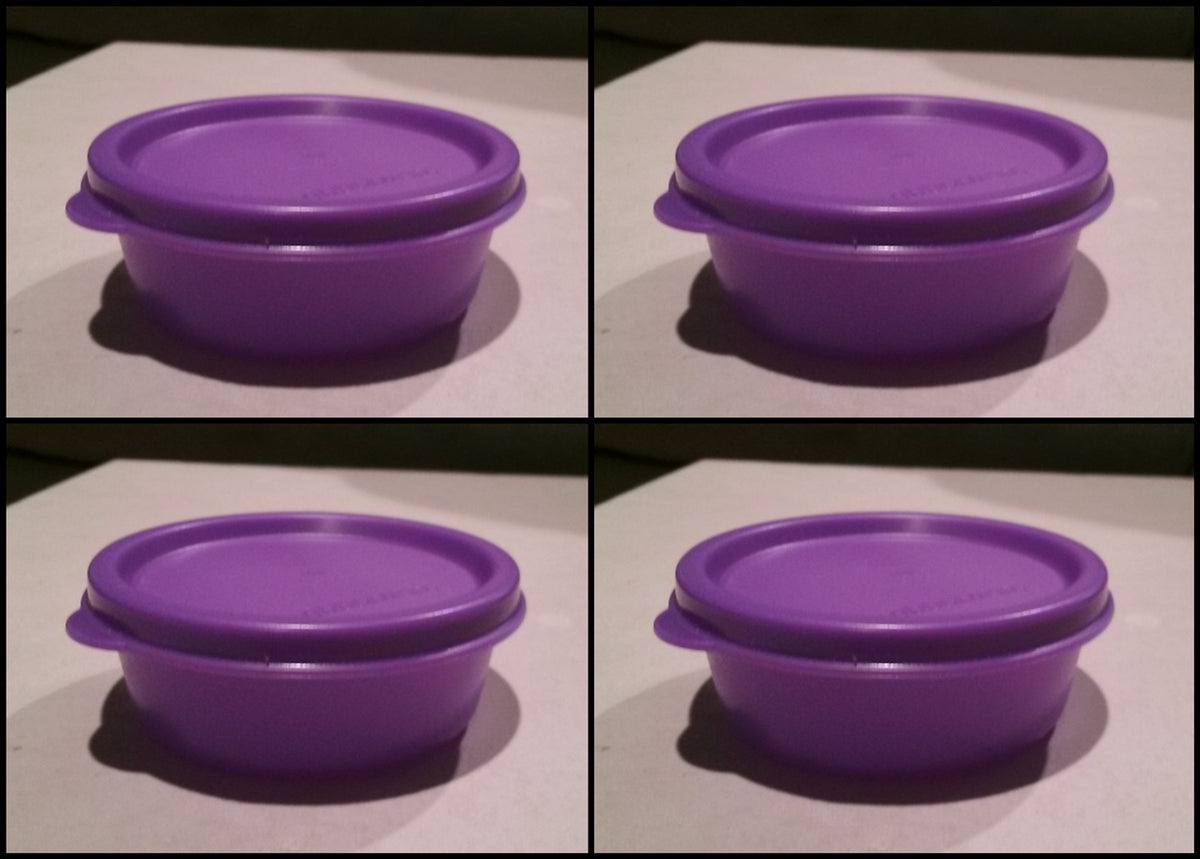  Tupperware Giant Smidget Half Size Snack Cup Small Bowl Set  Shades of Pink : Home & Kitchen