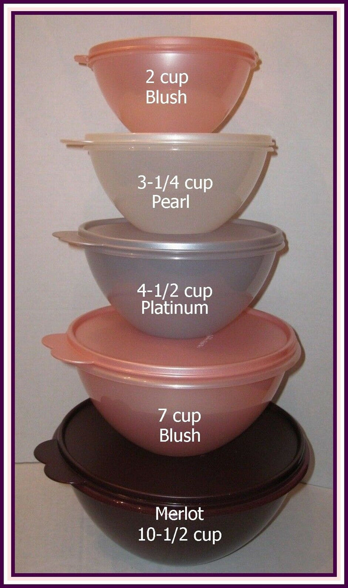 Tupperware high quality Wonderlier Bowl 10- Pcs