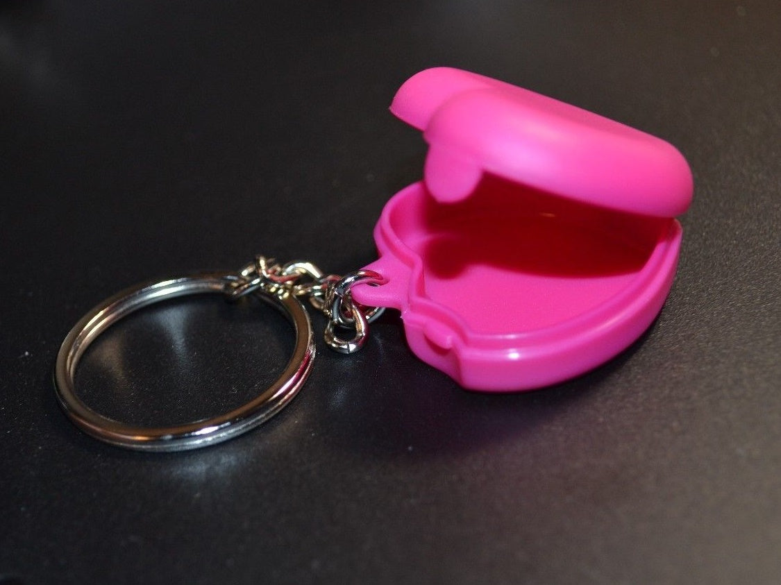 Mini tupperware clearance containers keychains