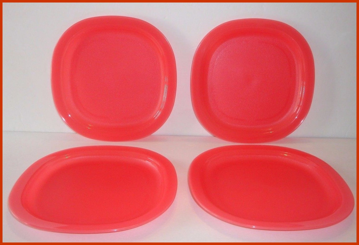 TUPPERWARE LARGE RECTANGLE LUNCH-IT DIVIDED DISH / CONTAINER GUAVA MELON