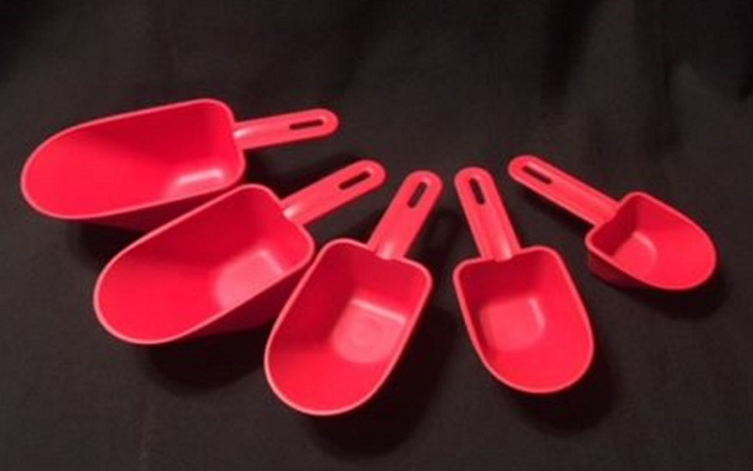 Tupperware Magnets & Key Ring Ice Scream Scoop Measuring Cups