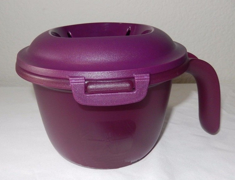 Tupperware Steamer Round Large Microwave Cookware Blue and 