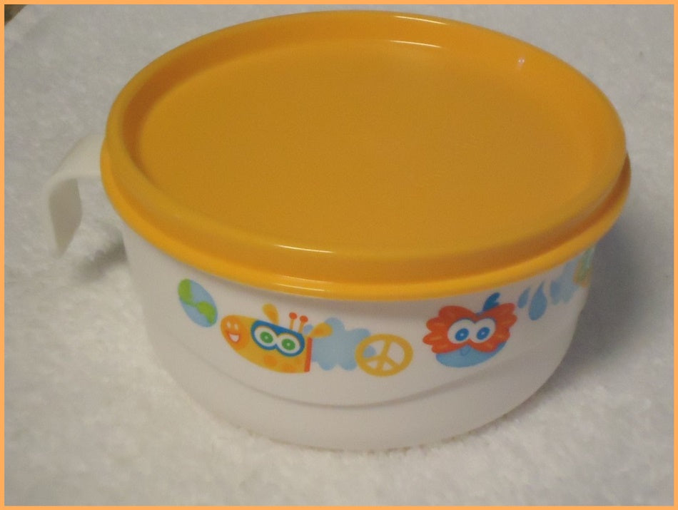 Vintage Tupperware Child Feeding Bowl, Tupperware 3847, Baby Feeding Bowl 