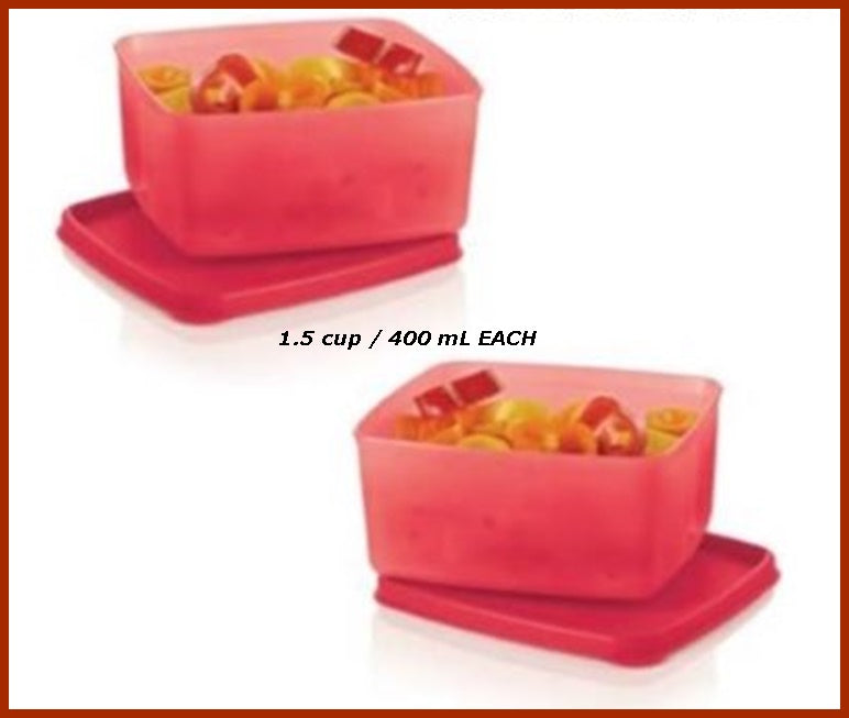 Tupperware 10 Pc Freeze It Freezer Containers Square Rounds Refrigerator  Bowls