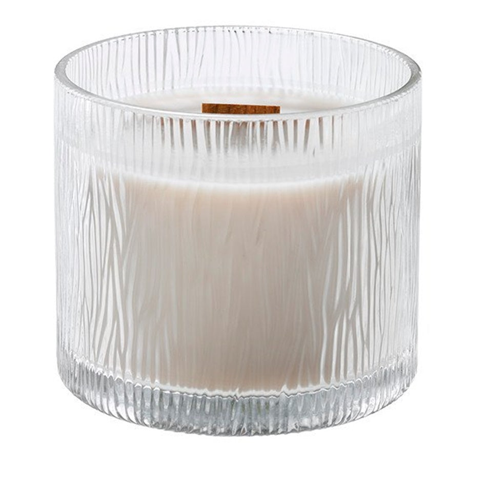 PartyLite Nature's Light Large Round Jar Boxed Candle w/ Crackling Woo –  Plastic Glass and Wax ~ PGW