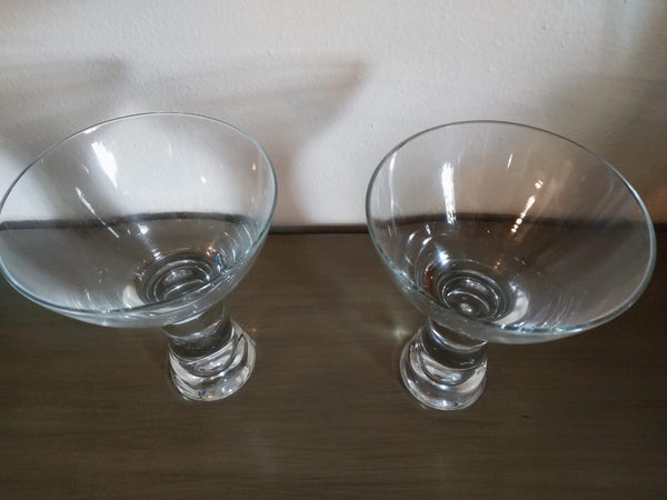 SOUTHERN LIVING AT HOME ONE (1) TRIBECA GLASS MARTINI STYLE BEVERAGE / DESSERT STEMWARE