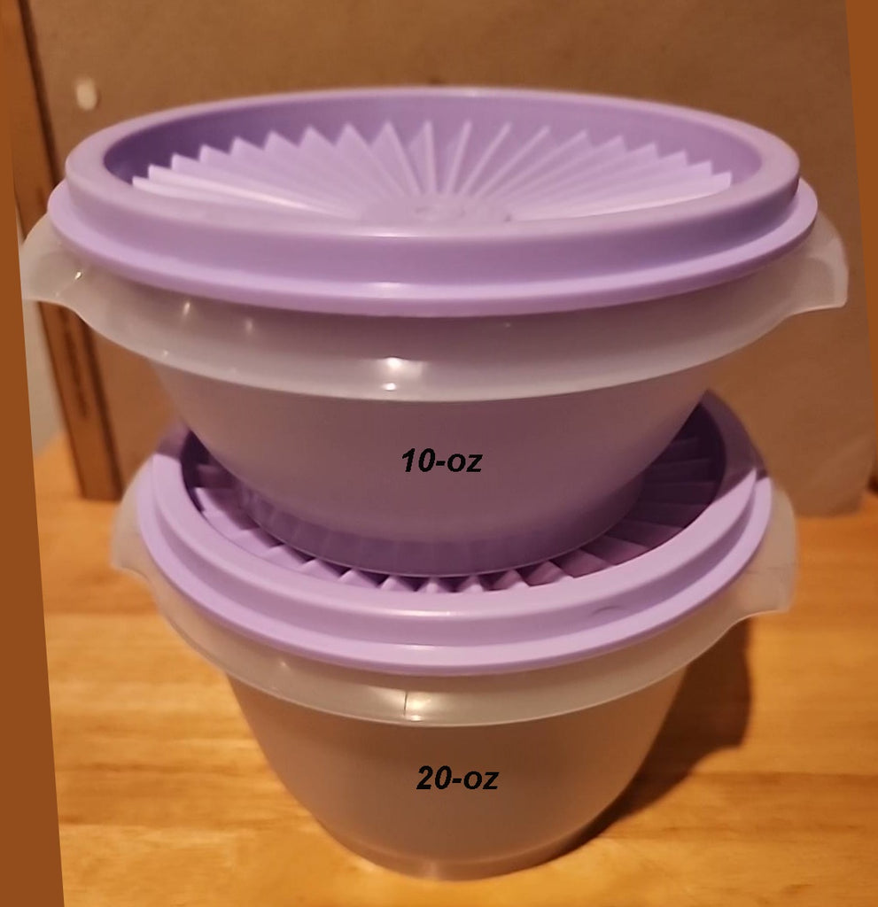 Tupperware Spillproof Tropical Bowls 210ml 4pc 