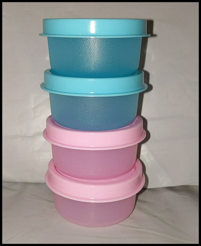  Tupperware Smidget Container 1oz Set of 5 Pink: Home
