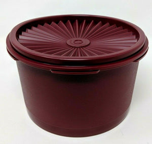 Tupperware Round Nesting Storage Canister Container 2, 7 cup New