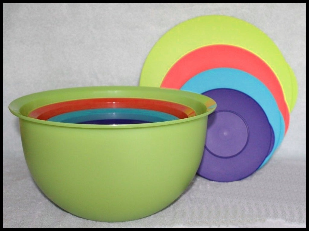 New UNIQUE Tupperware Legacy Bowls 700ml each in Emberglow Color