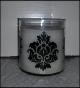 PartyLite GLOLITE GLOW LIGHT 2-Wick Round Glass Jar Candle FORBIDDEN FRUIT FIG FATALE - Plastic Glass and Wax