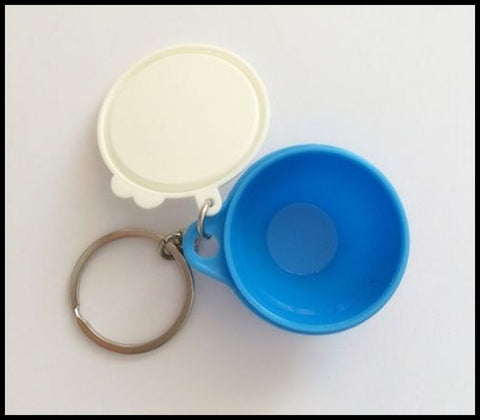 These mini Tupperware keychain containers I bought. : r