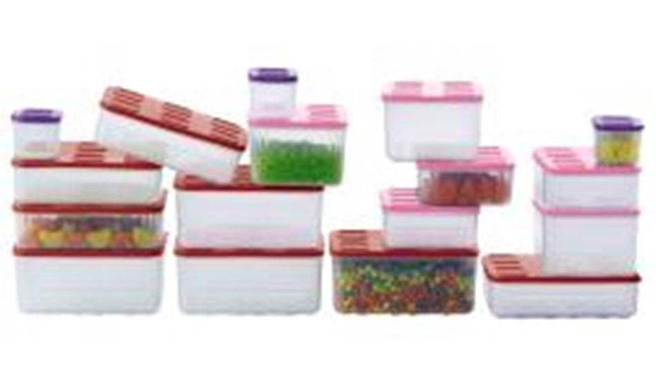 Tupperware Clear Mates Clearmates Mini Snack Container 2pc Set NEW