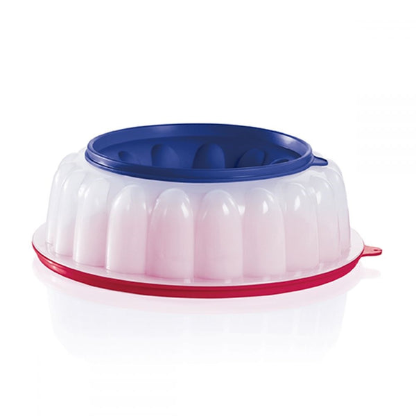 TUPPERWARE JELLO PUDDING 6-Cup Jel-Ring Mold SHEER & VINEYARD