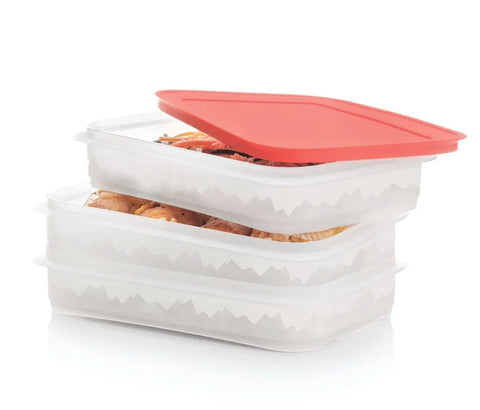 Tupperware 4 pc Small 110 ml Fridge n Take Away Containers Cubix